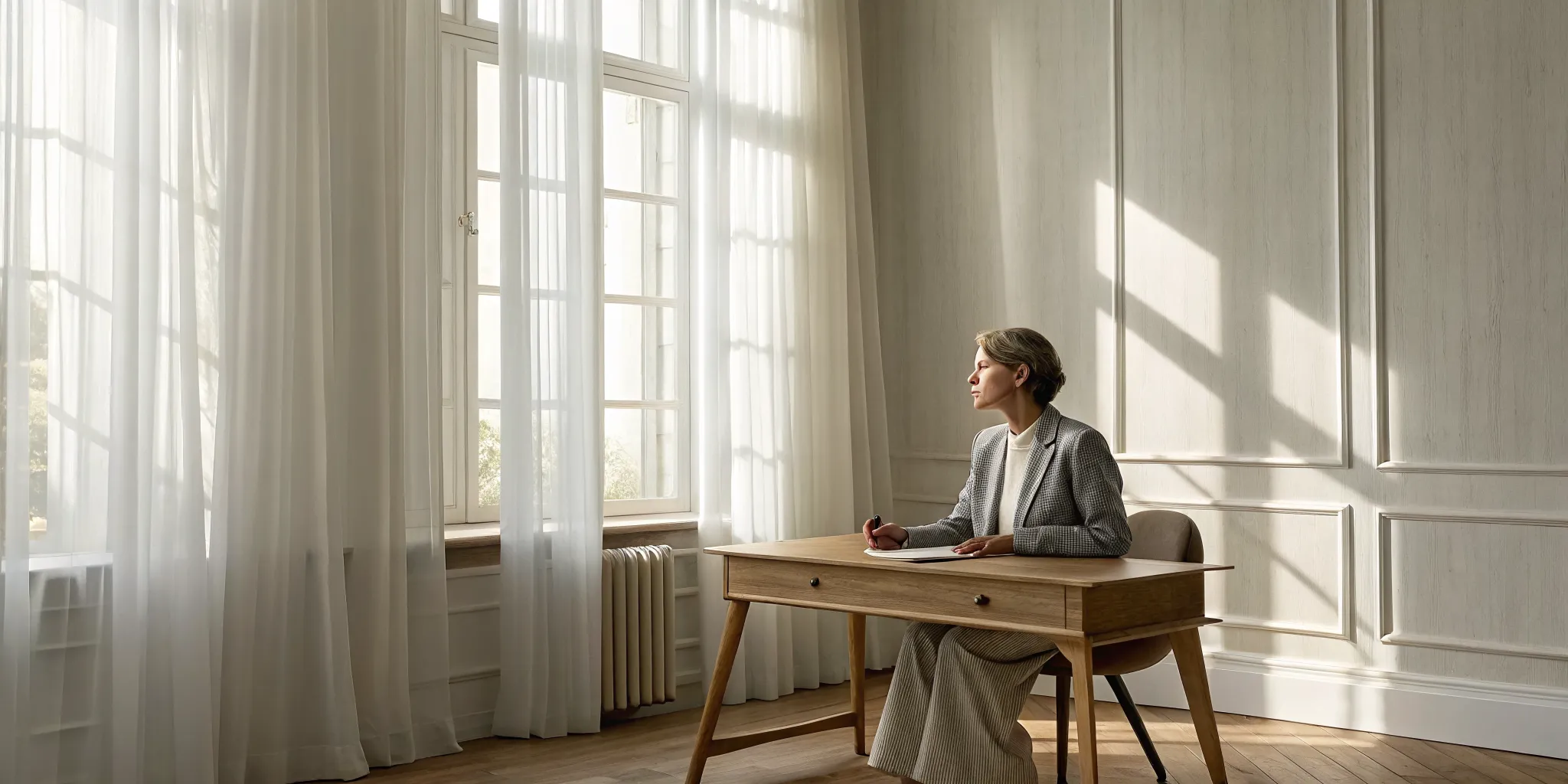 Woman practicing a somatic exercise to regulate her nervous system.