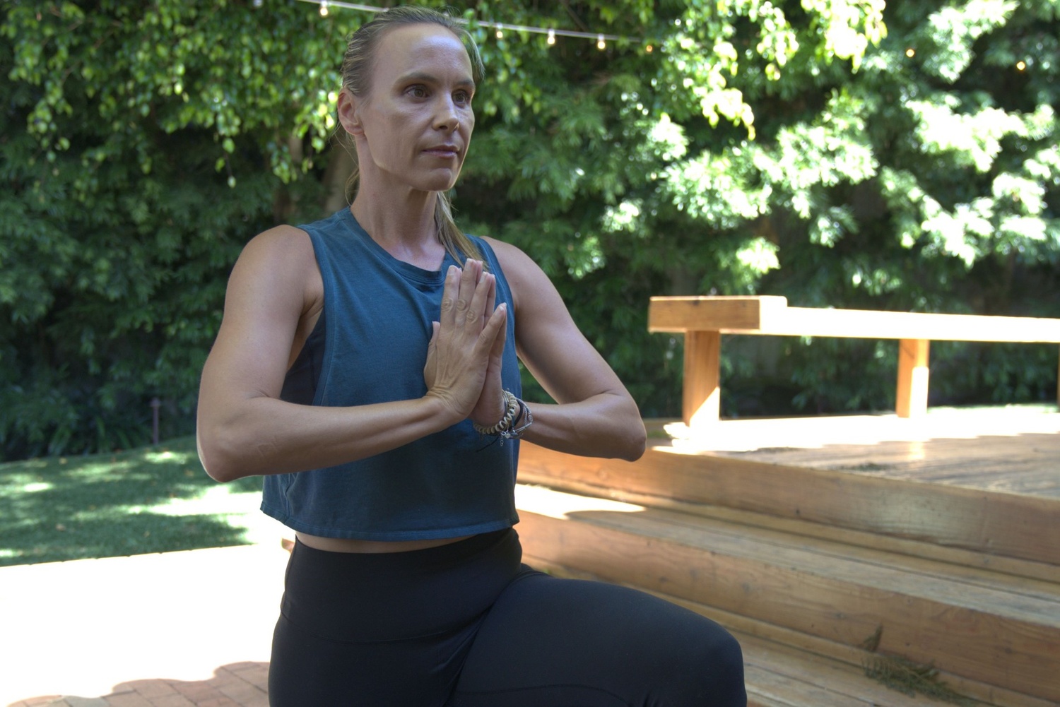 Women in somatic healing retreat session