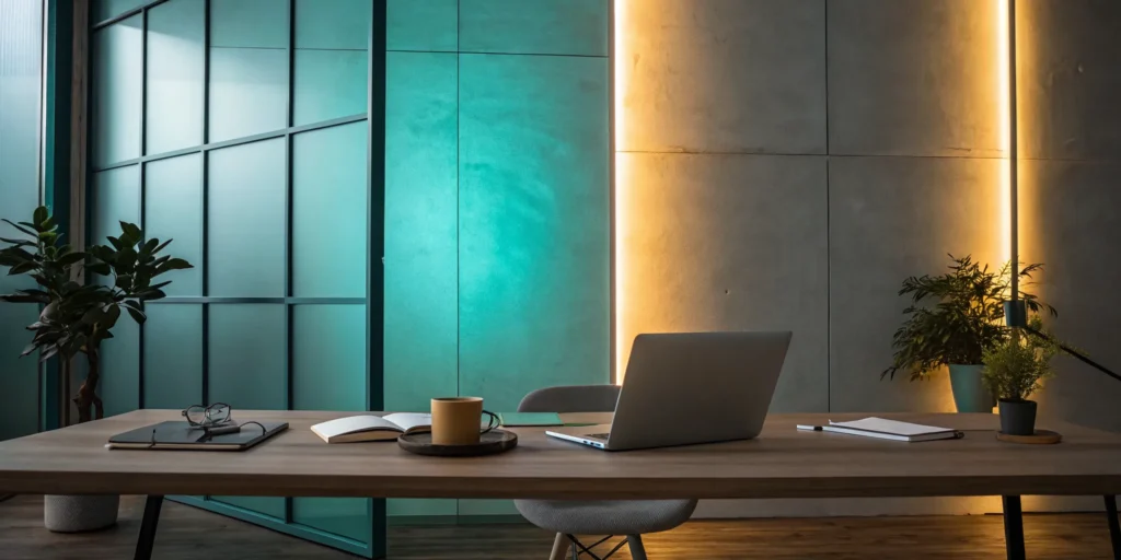 A peaceful desk with a notebook for mapping out the burnout recovery timeline.